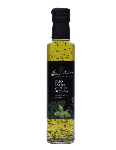 Olio aromatizzato al BASILICO Sentori